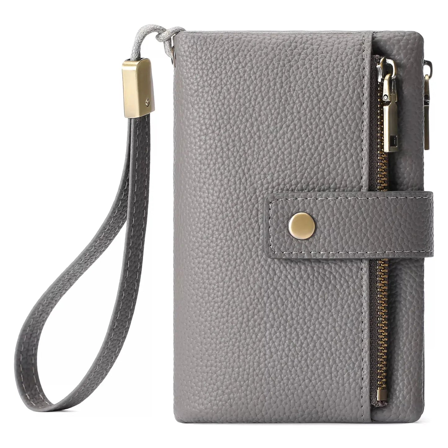 Solid Color Leather Wallet by Partner Label