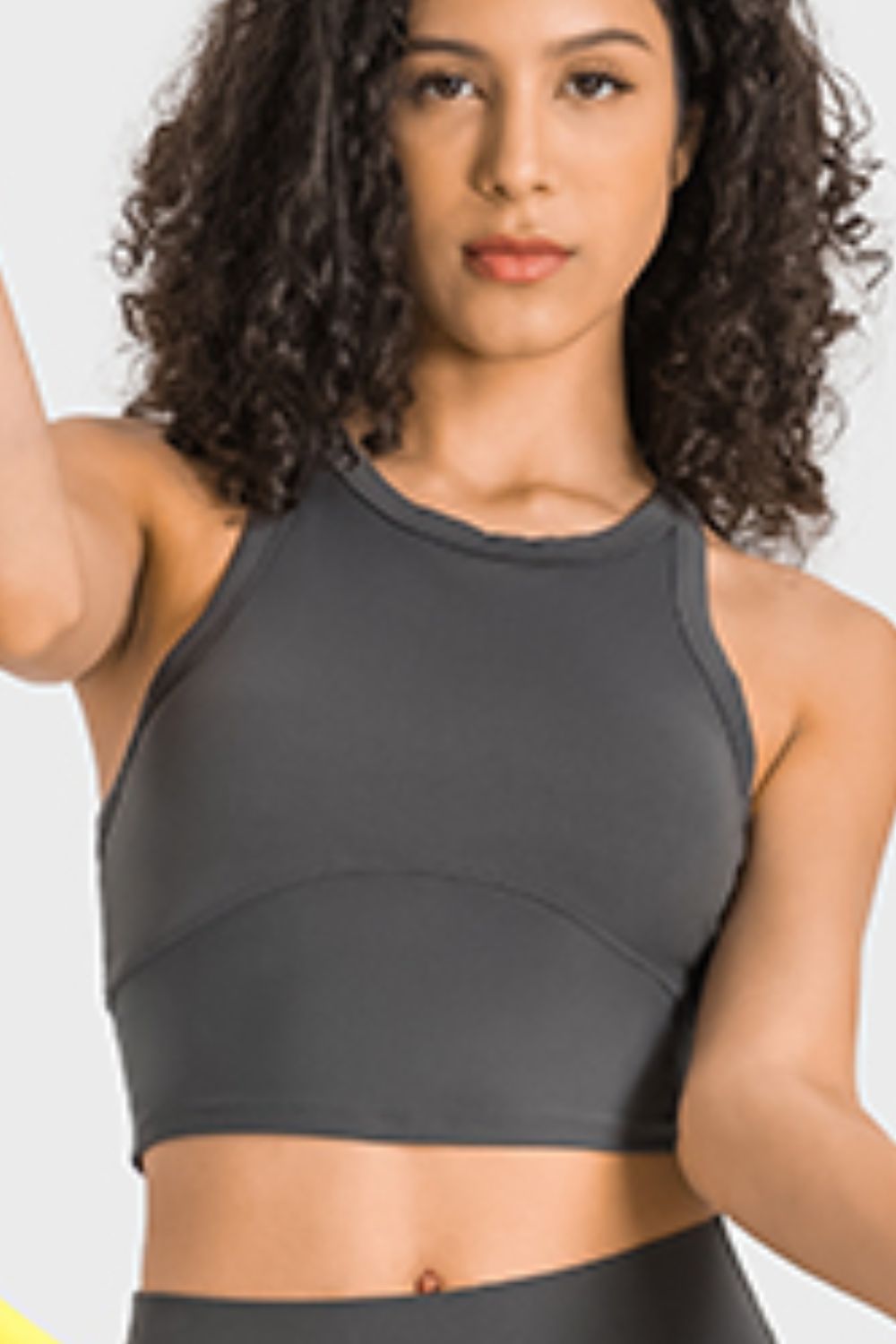 Millennia Racerback Cropped Sports Tank by Millennia
