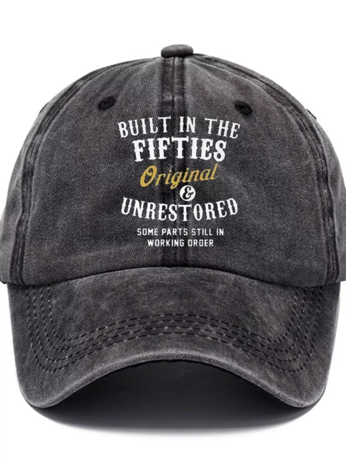 Letter Adjustable Baseball Cap by Partner Label
