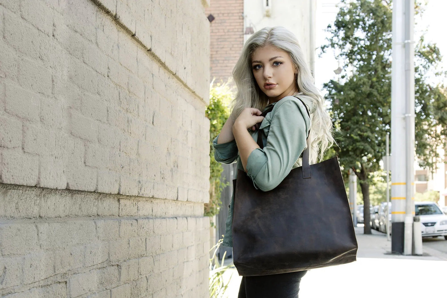 Raw Edge Tote by Kiko