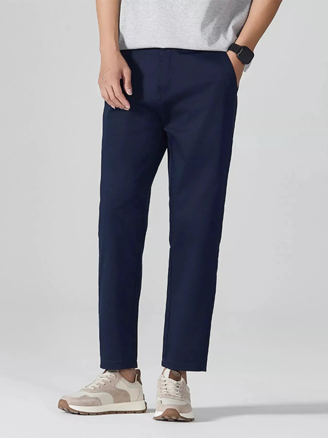 Men's Straight Leg Dress Pants by Trendsi