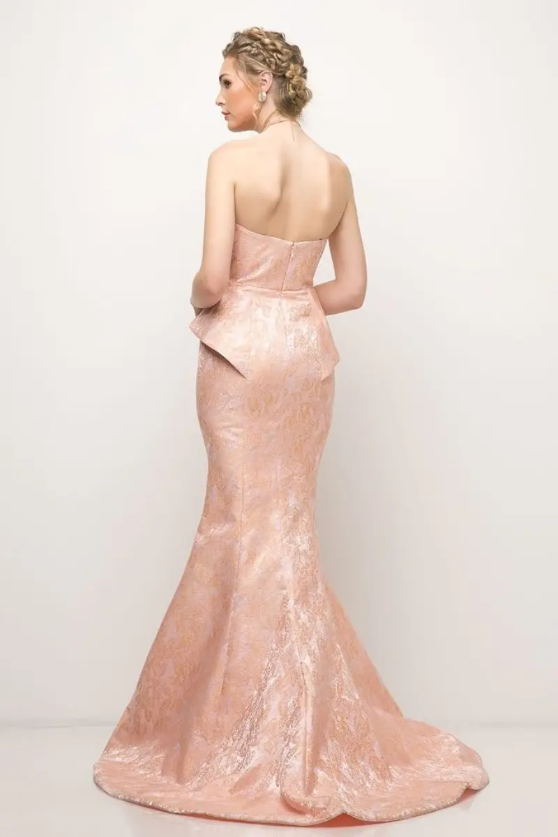 Satin Sheath Gown by Tux-USA