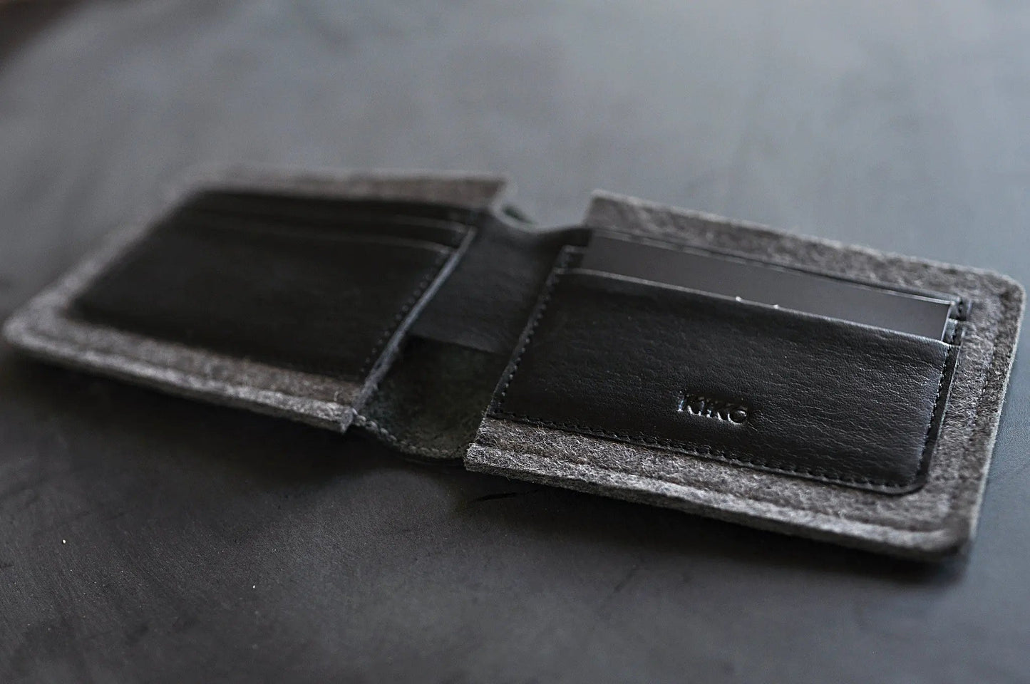 Dual Textured Wallet by Kiko