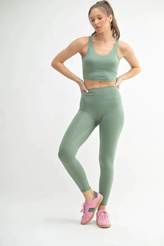 MONO B Venice Cloud Light Contour High-Waisted Leggings by Partner Label