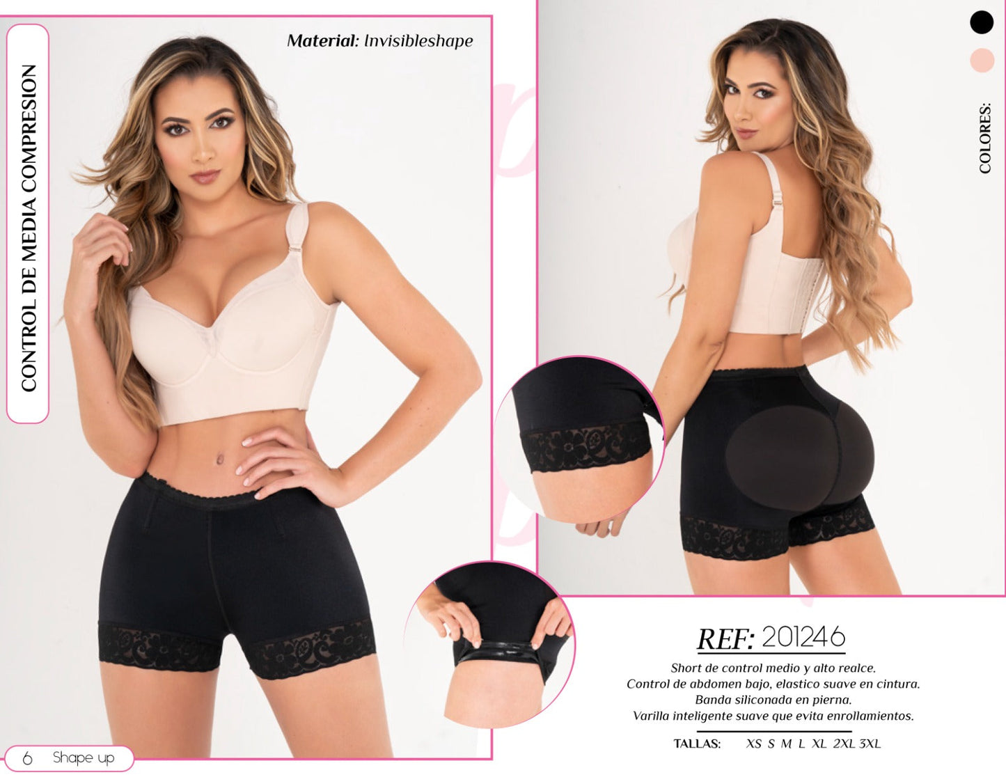 Perfect Lift: Control Shorts 201346 by Shape Up
