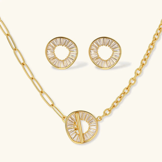 Radiant Circle Jewelry Set | Equanimity Essence by Equanimity Essence.