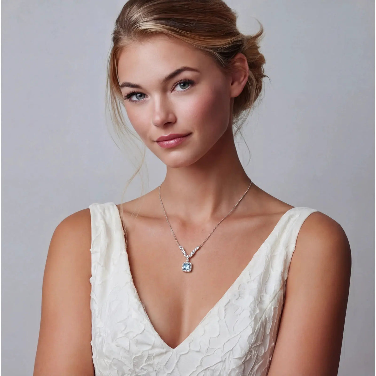Celestial Arc Moissanite Necklace | Equanimity Essence by Equanimity Essence.