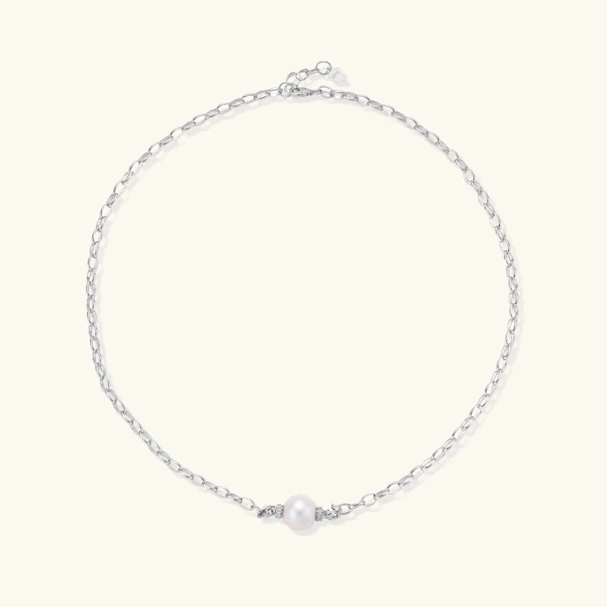 Luna Pearl Chain Necklace | Equanimity Essence by Equanimity Essence.
