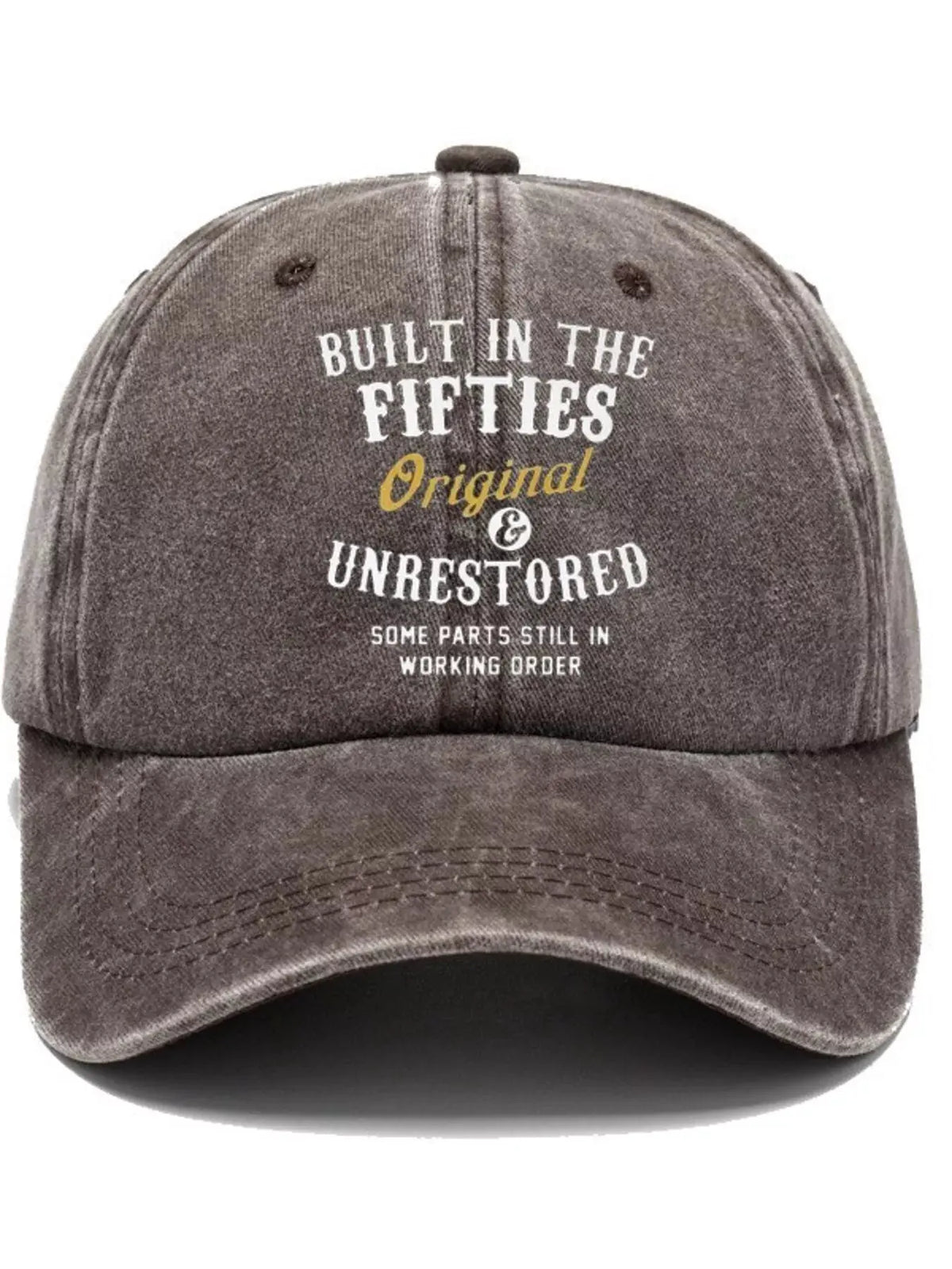 Letter Adjustable Baseball Cap by Partner Label