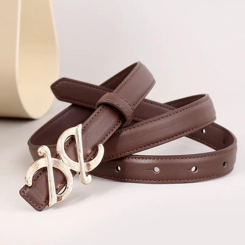 Buckle Leather Belt by Trendsi