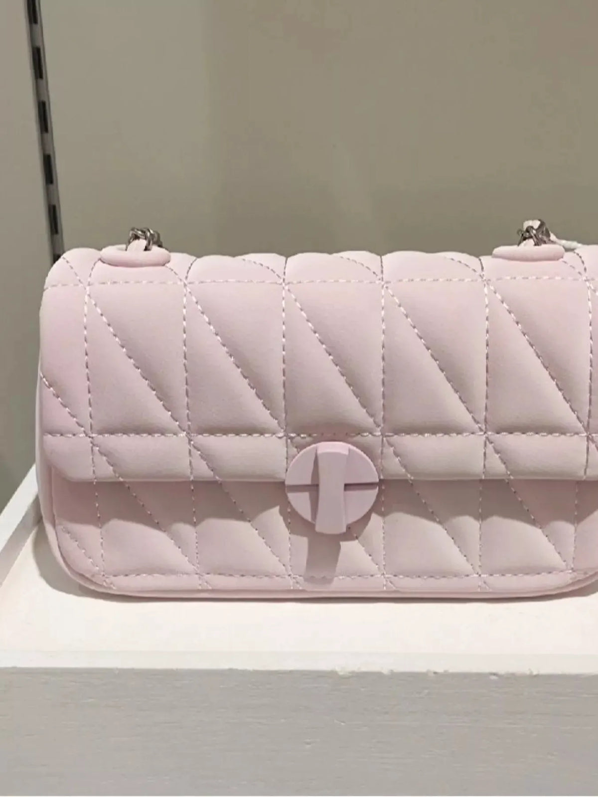 Quilted Flap Chain Crossbody Bag by Partner Label