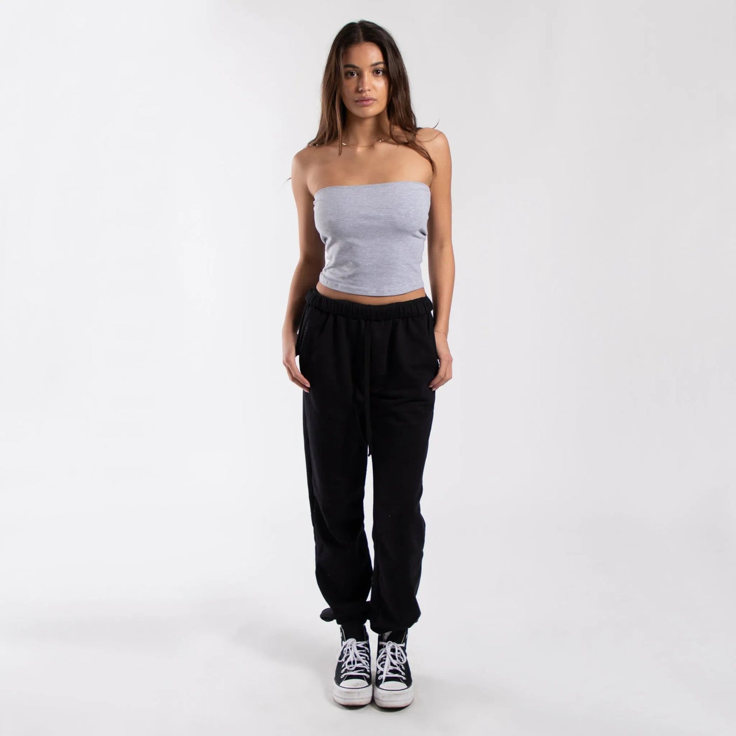 0894 - Women's Cropped Strapless Tube Top by POS Wholesale