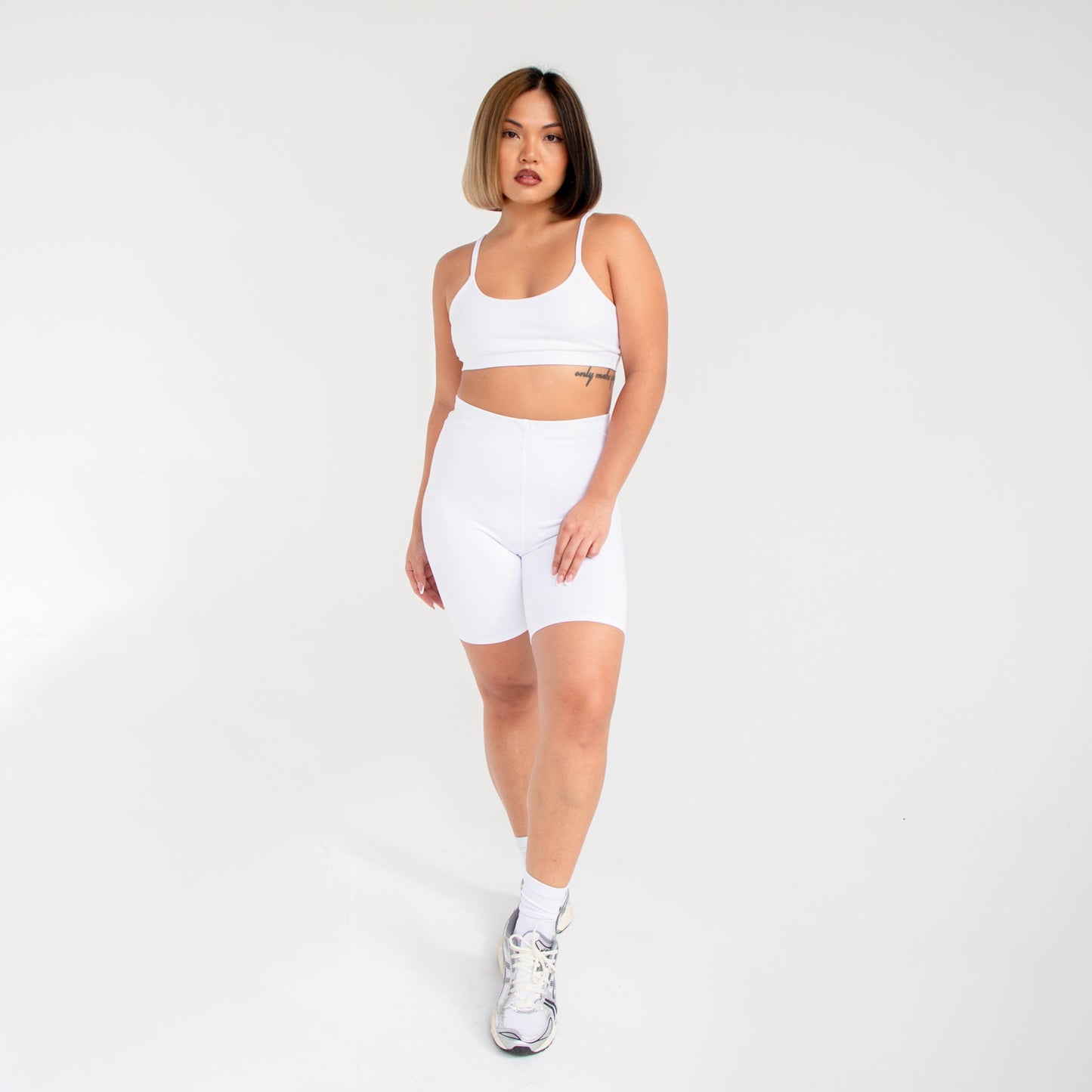 High Rise Performance Biker Shorts