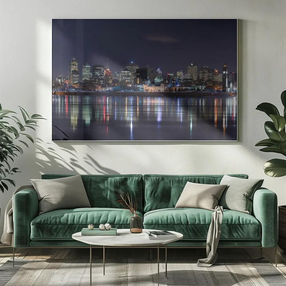 Wall art Montreal Night by YuppiDu