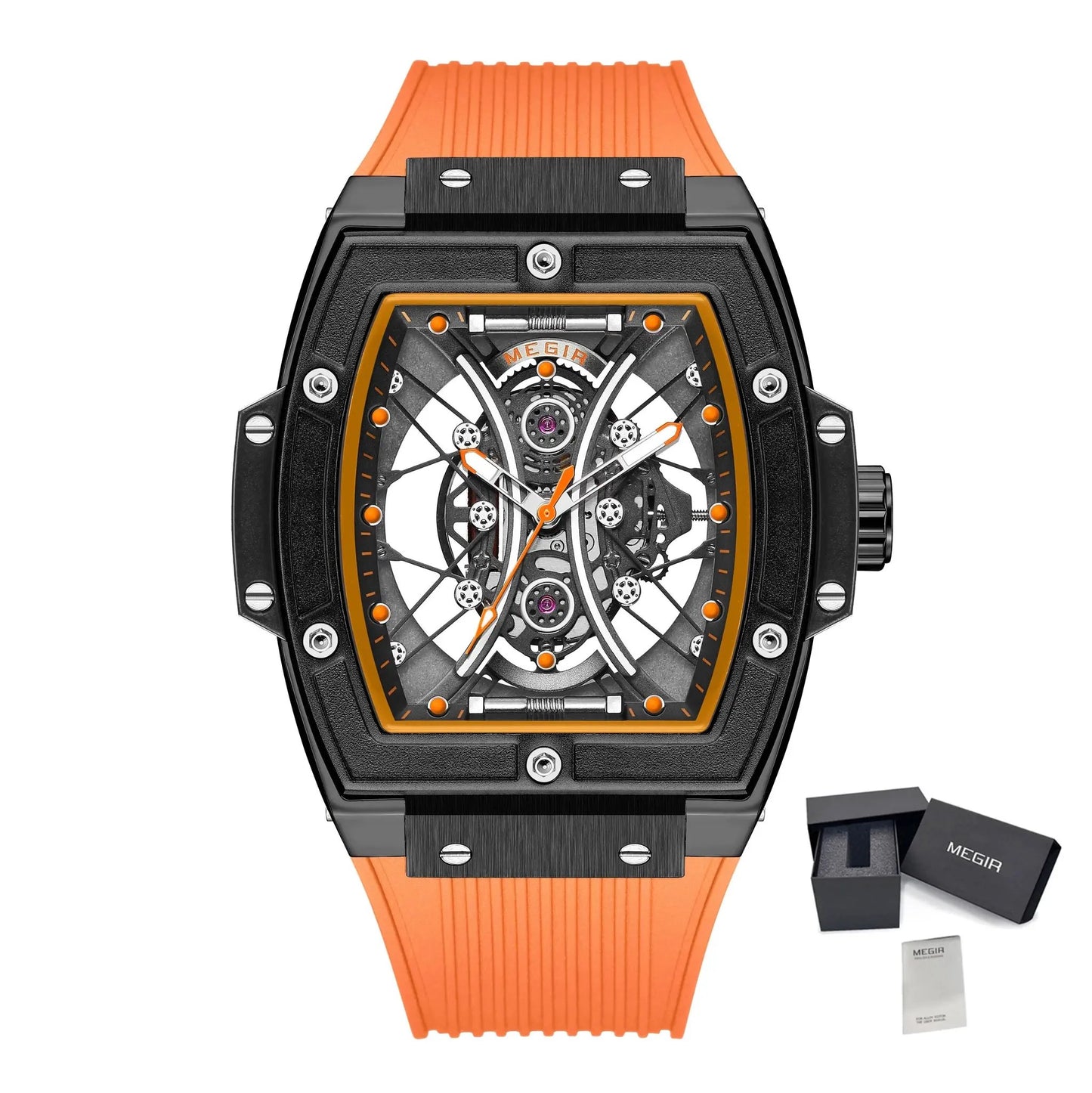 MEGIR Brand Luxury Quartz Watch for Men Fashion Military Sports Watches Waterproof Luminous Clock Wristwatch Reloj Hombre 8109 by MEGIR WATCH GROUP