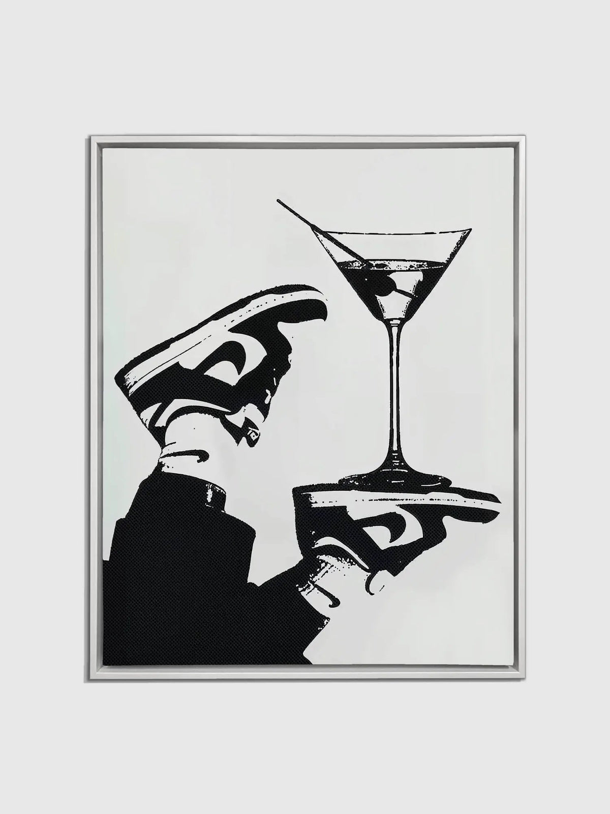 Wall Art-upside down-Canvas Printed-Artwork Decor by Gtaart.ca