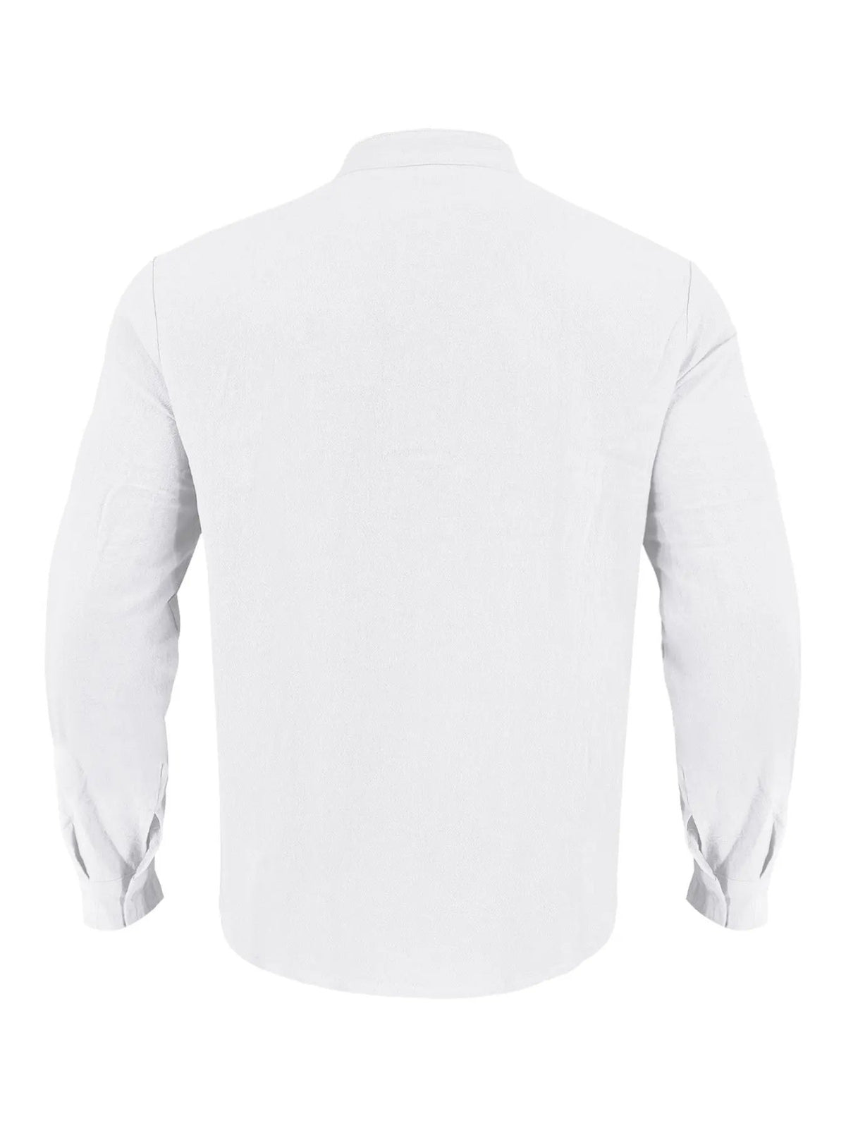 Men's Full Size Button Detail Long Sleeve Shirt Plus Size by Trendsi