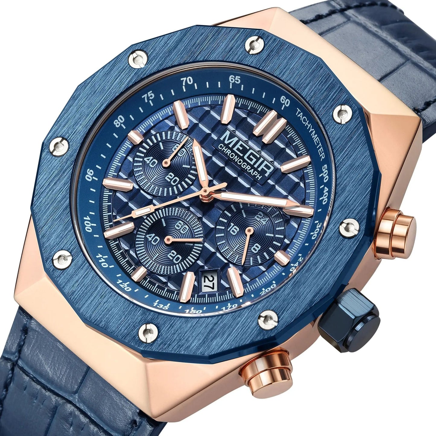 MEGIR Relogio Masculino Luxury Business Men Watches Fashion Military Watch Date Luminous Casual Quartz Wristwatch Man Clock 2213 by MEGIR WATCH GROUP