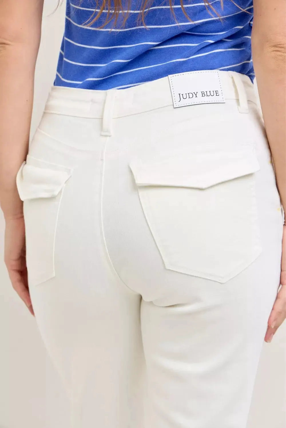 Judy Blue High Waist Jeans with Patch Pockets by Judy Blue