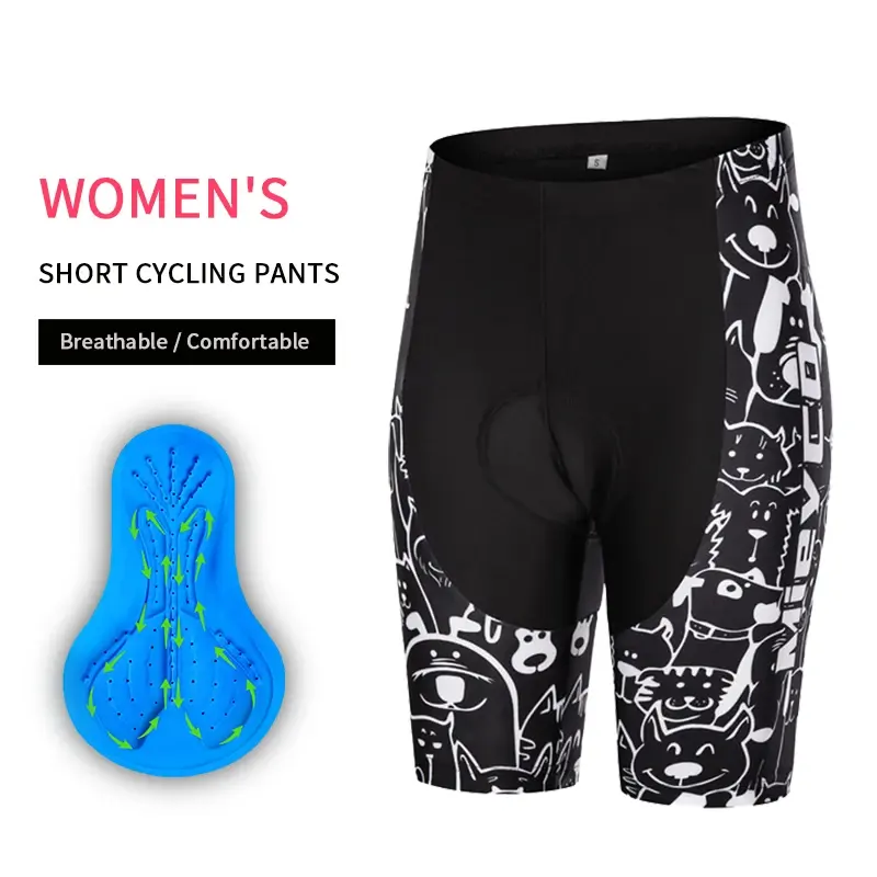 Women 3D Padded Cycling Shorts Quick Dry Breathable MTB Bike Shorts by Vimost Shop
