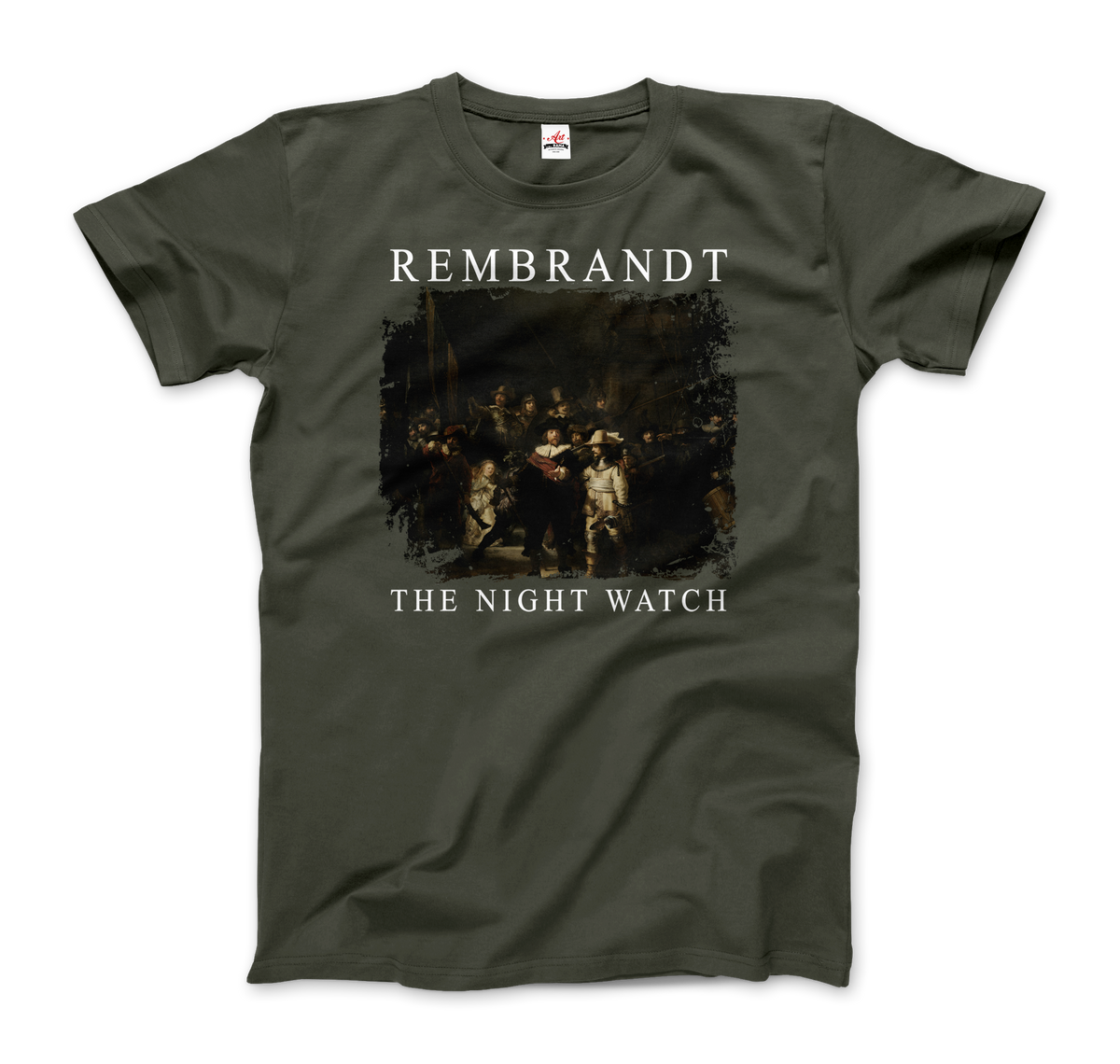 Rembrandt the Night Watch 1642 artwork t-shirt by Art-O-Rama Shop