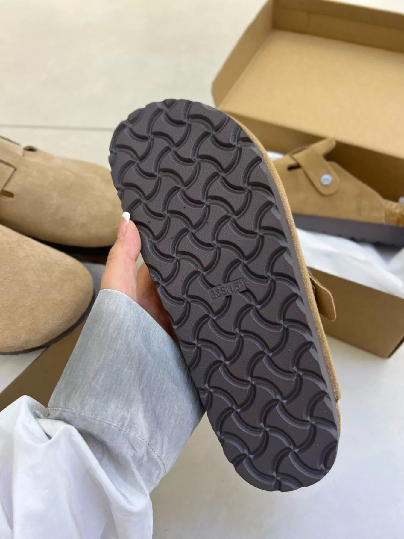 Round Toe Buckle Slip-Ons by Partner Label