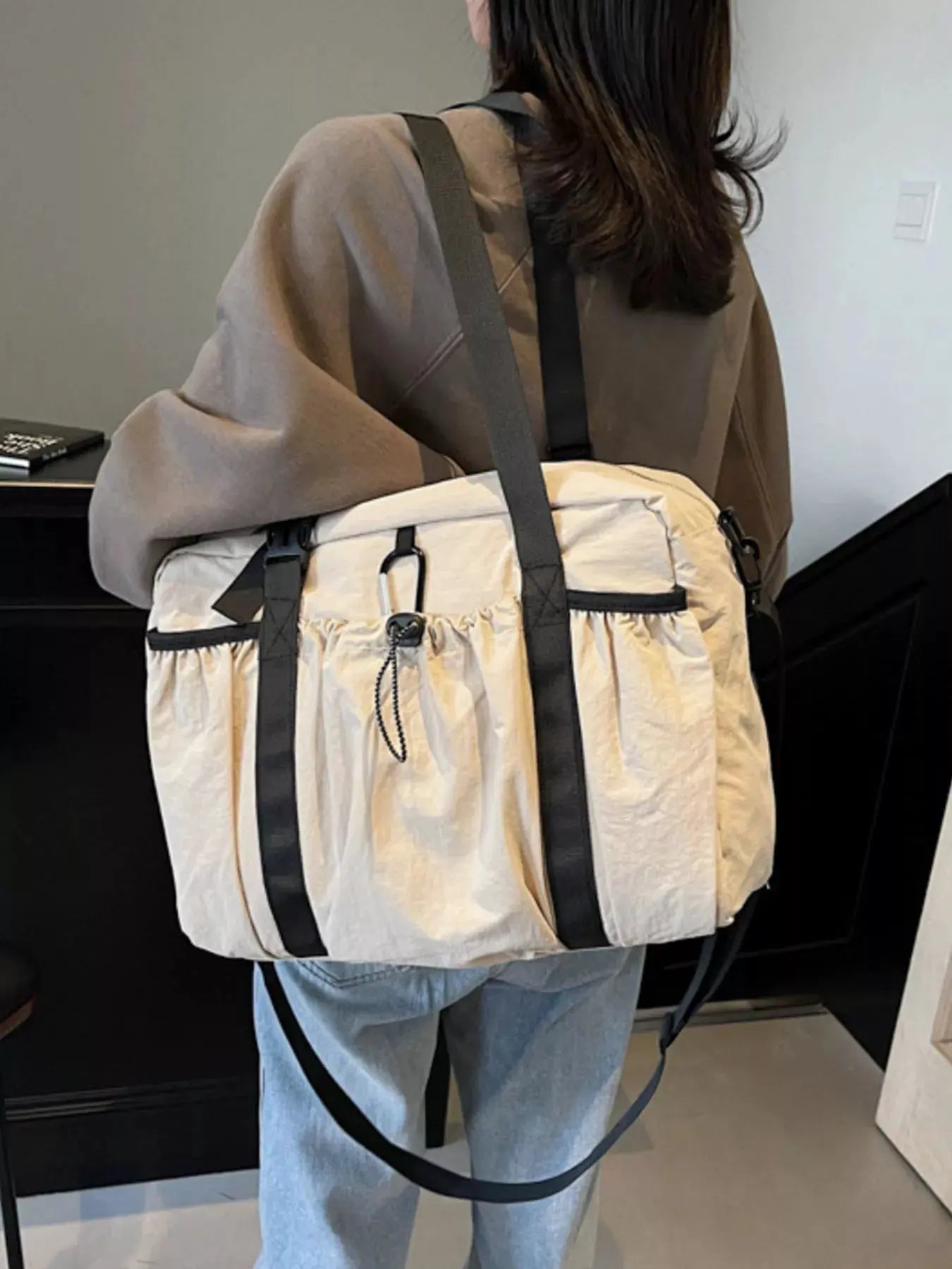 Canvas Travel Duffel Bag by Partner Label