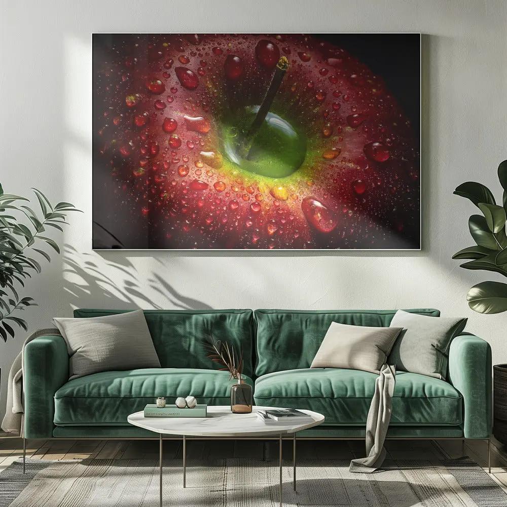 Wall art Red Apple. Food by Aida Ianeva