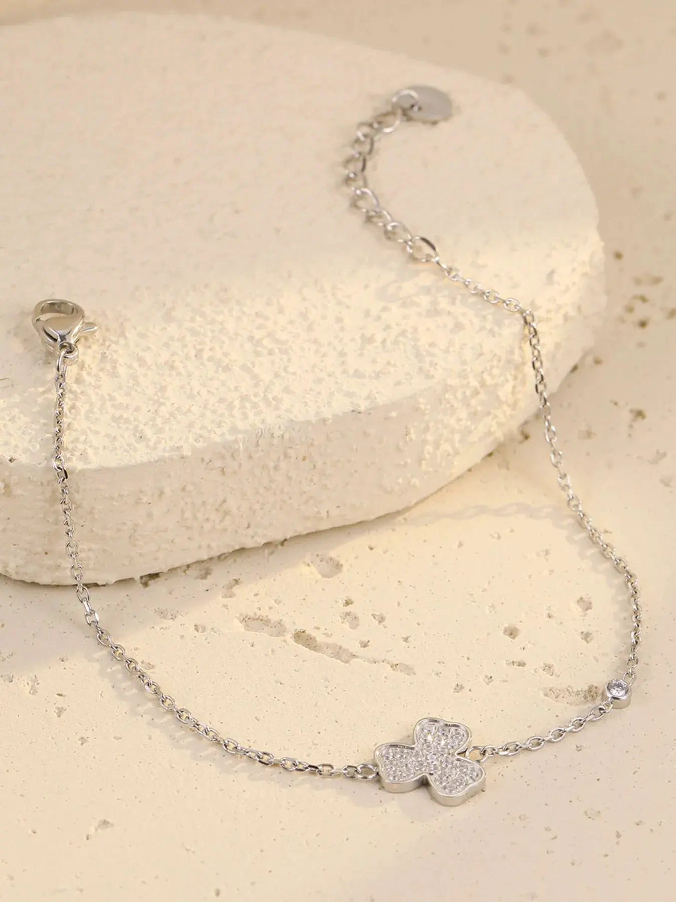 Stainless Steel Zircon Bracelet by Partner Label