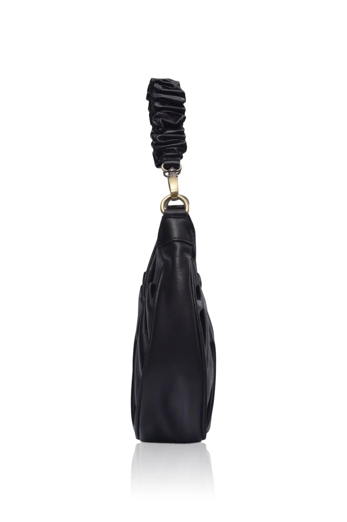 Camille Ruched Leather Bag by ELF