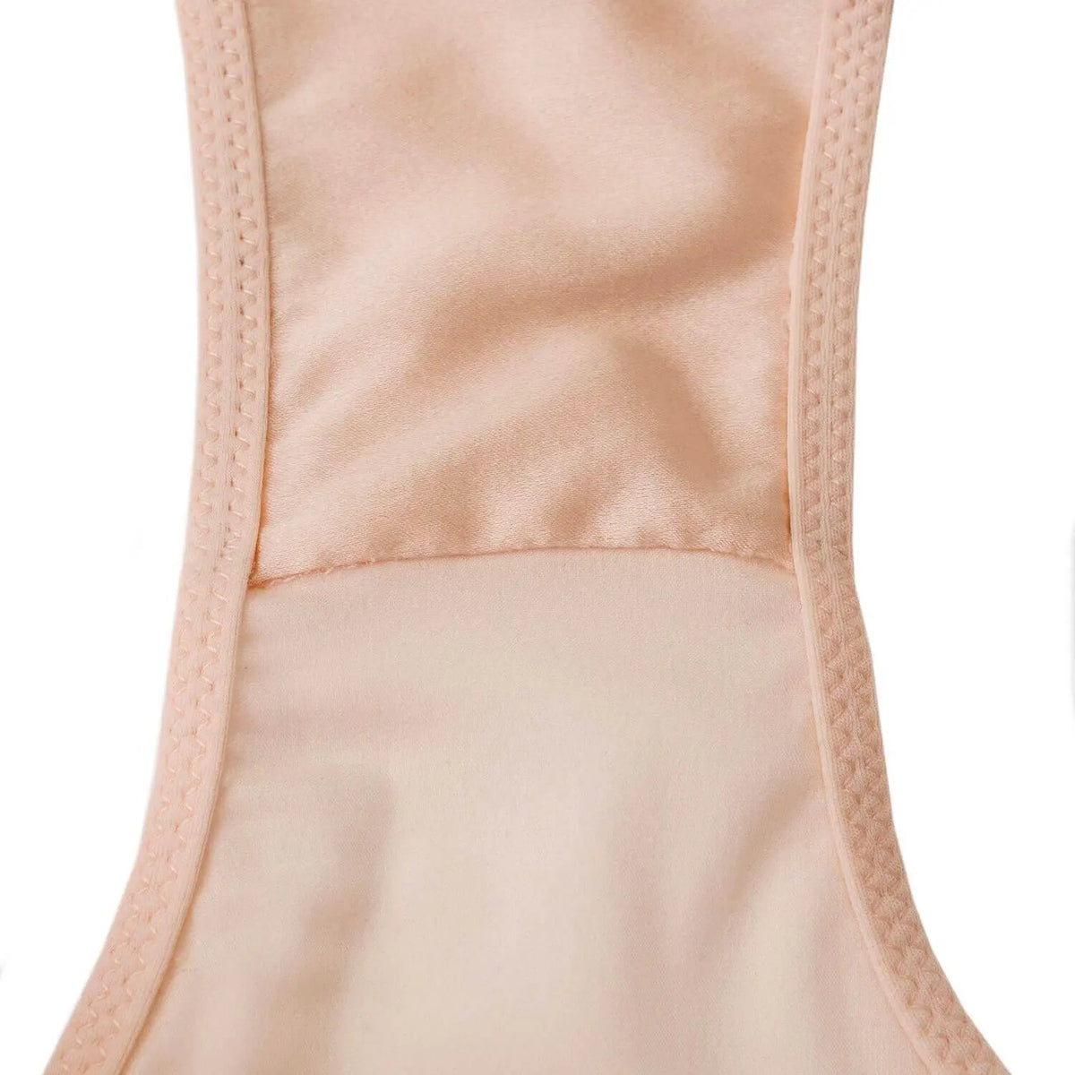 Champagne - Silk & Organic Cotton Brief by Juliemay Lingerie