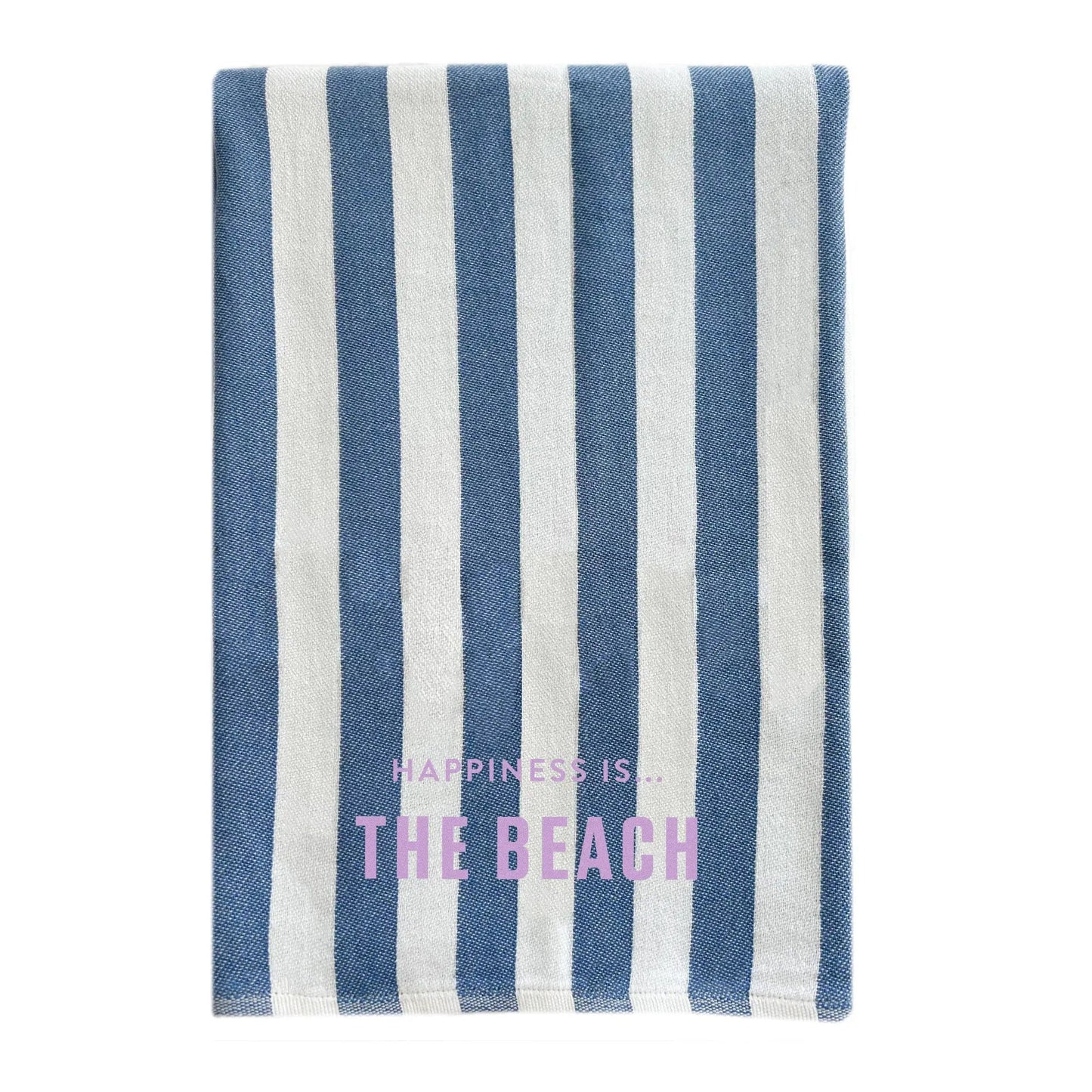 Everywhere Towel: Beach, Stripe Blue by Beach Collection
