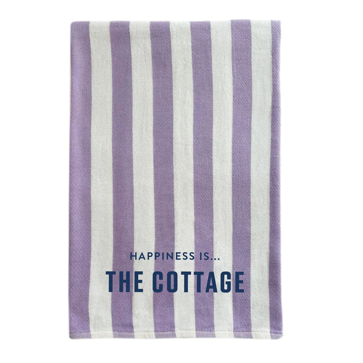 Everywhere Towel: Cottage, Stripe Lilac by Cottage Collection