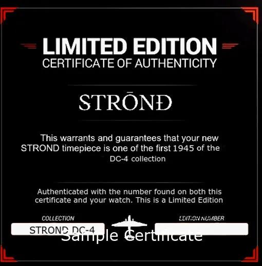 STROND DC‑4 Automatic in Royal Blue | 316L Stainless Steel Watch by STROND