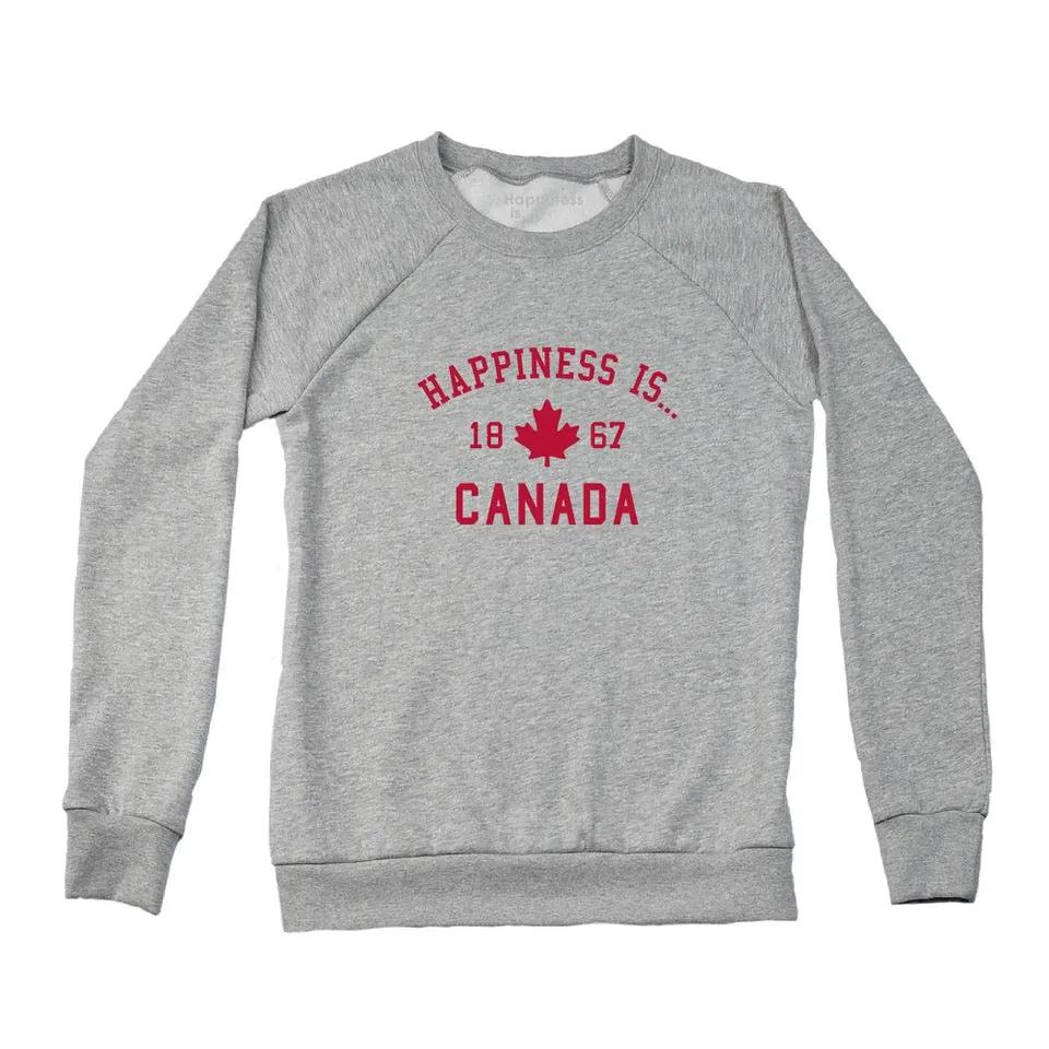 Women's Canada 1867 Crew Sweatshirt, Heather Grey by Canada Collection