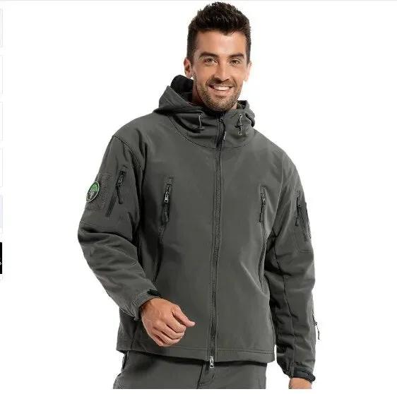 New TAD Gear Tactical Softshell Camouflage Outdoor HIiking Jacket Men Army Sport Waterproof Hunting Clothes Military Jacket by Vimost Shop