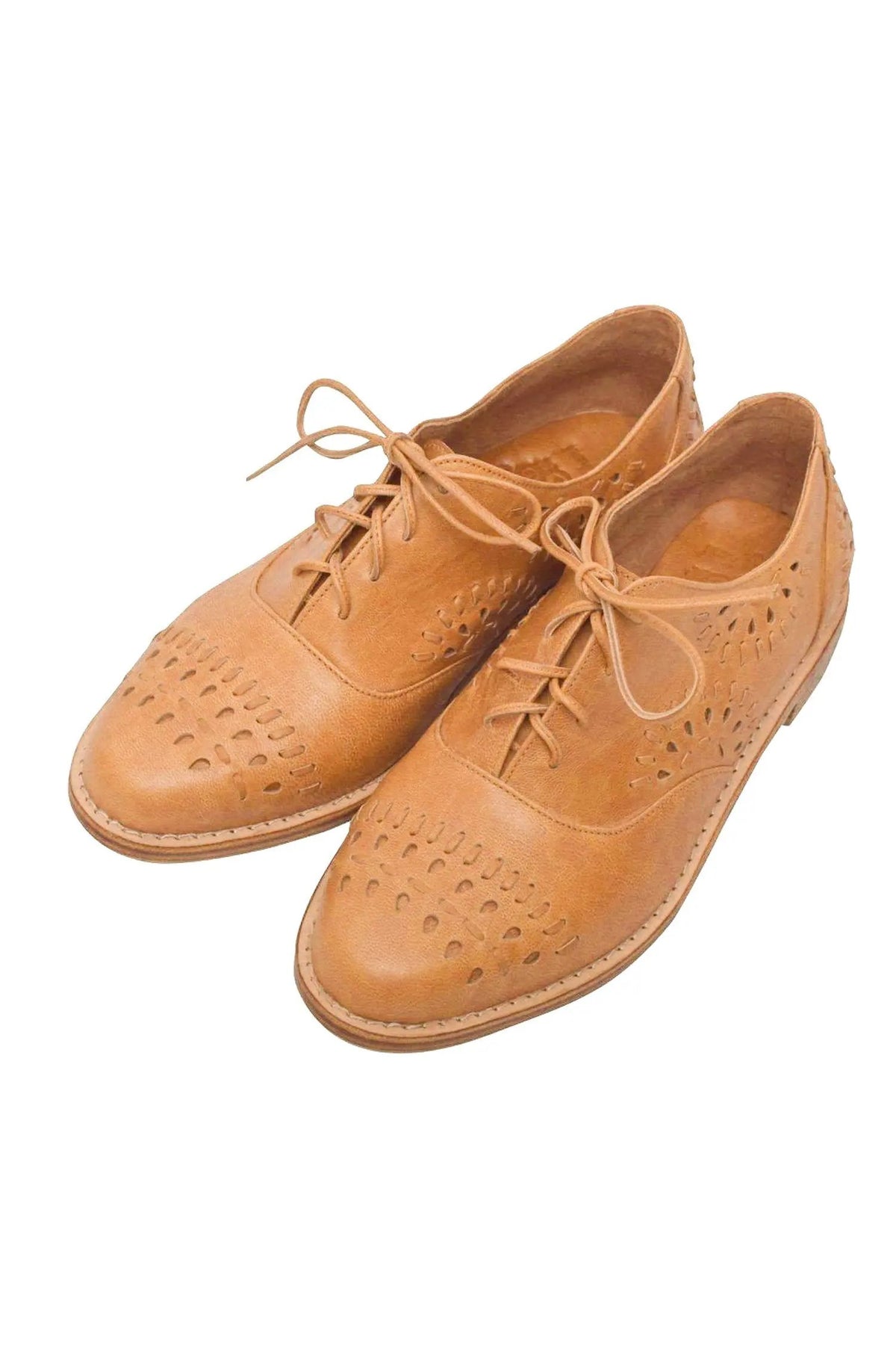 Heartbreak Leather Oxfords (Sz. 5) by ELF