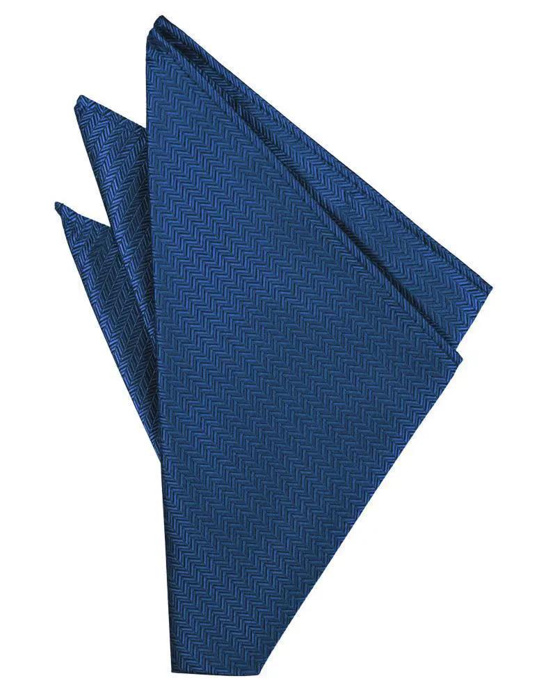 Herringbone Pocket Square by Tux-USA