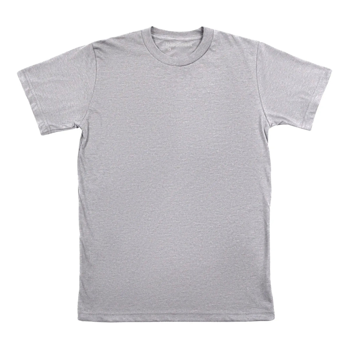 Men's Plain T-shirt, Heather Grey-0