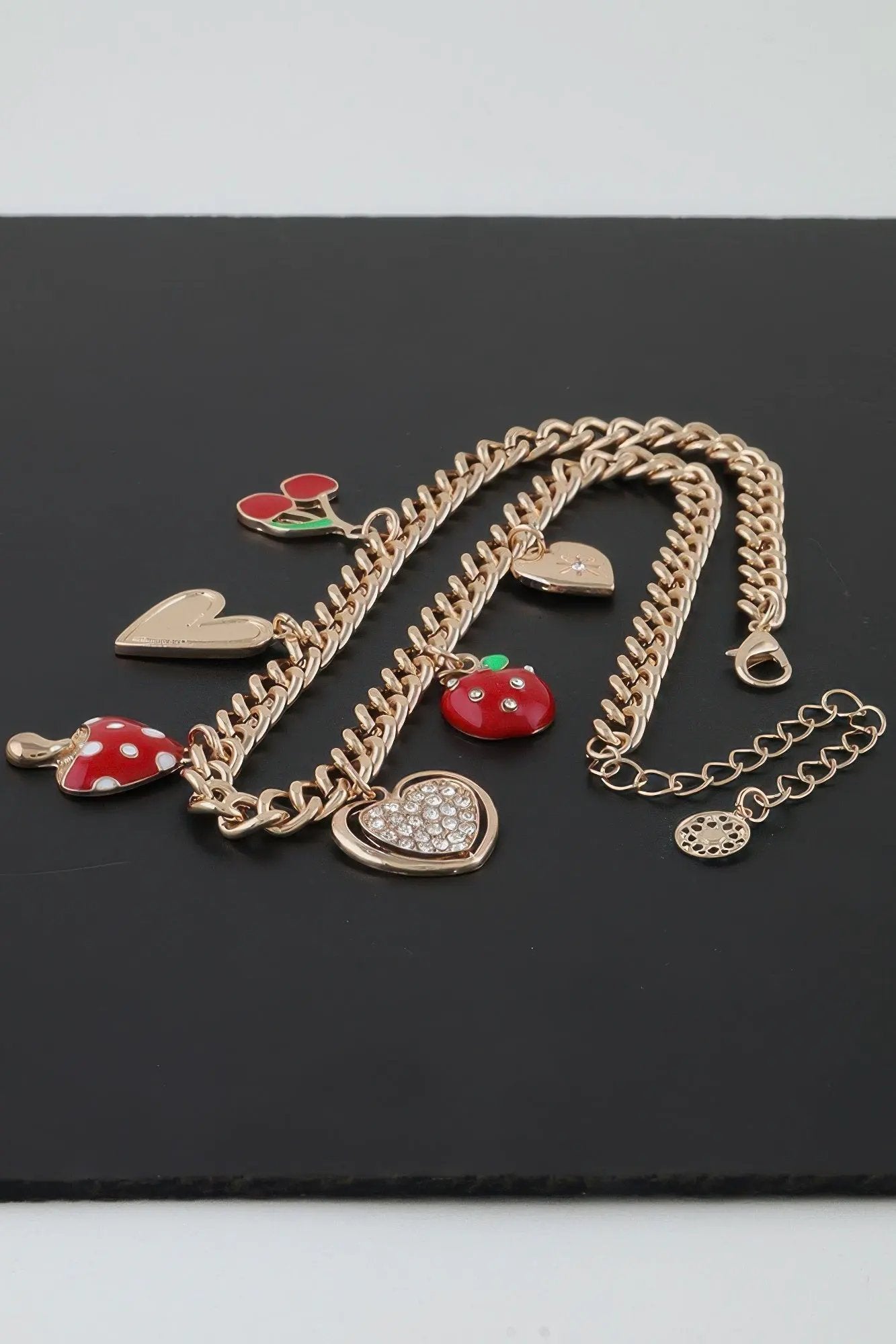 LITTLE ITALY Sweet Charms Chain Necklace: NYFW BYMANYC ® New York by BYMANYC ® New York