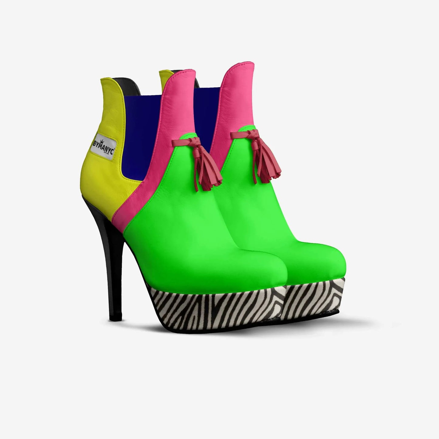 Limited Edition Vegan Tassels Platform Pump BYMANYC ® New York R&B Chic by BYMANYC ® New York