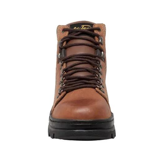 Men's 6" Hiker Brown Leather Boots by AdTec