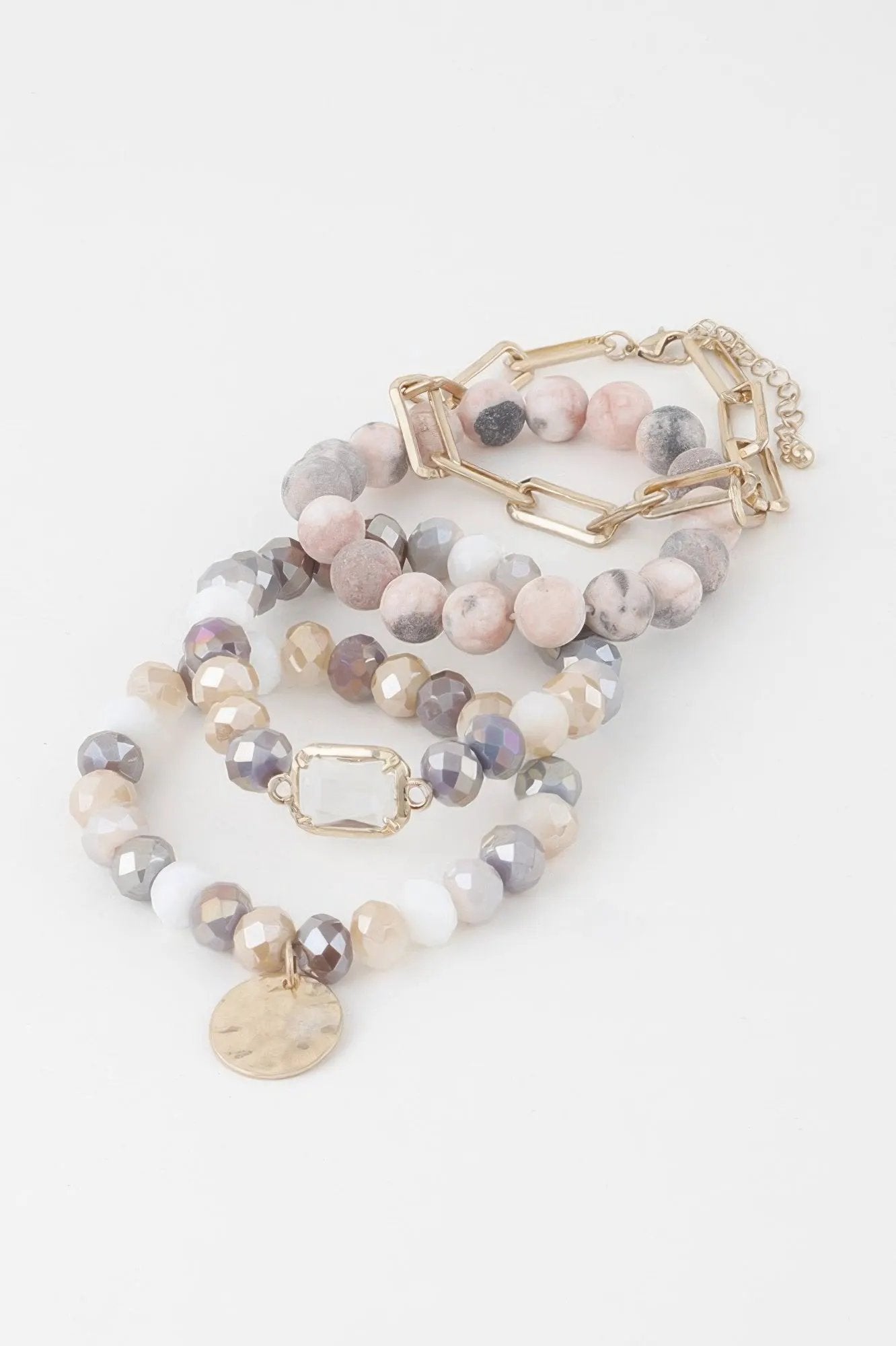 Multi Stone Crystal Beaded Bracelet | BYMANYC ® New York Jewelry by BYMANYC ® New York