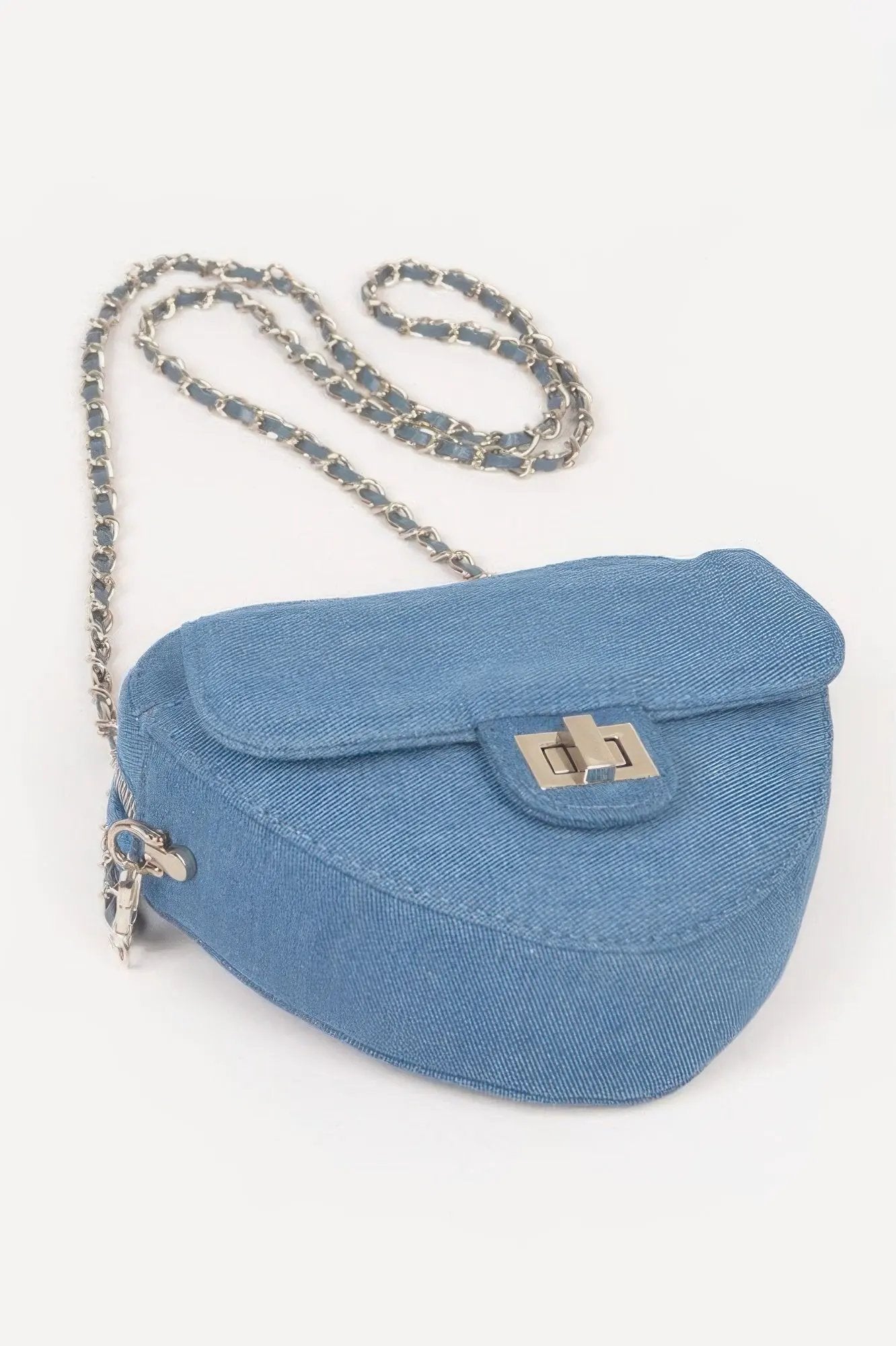 NOHO Heart Denim Crossbody - New Collection Los Angeles - BYMANYC ® New York by BYMANYC ® New York