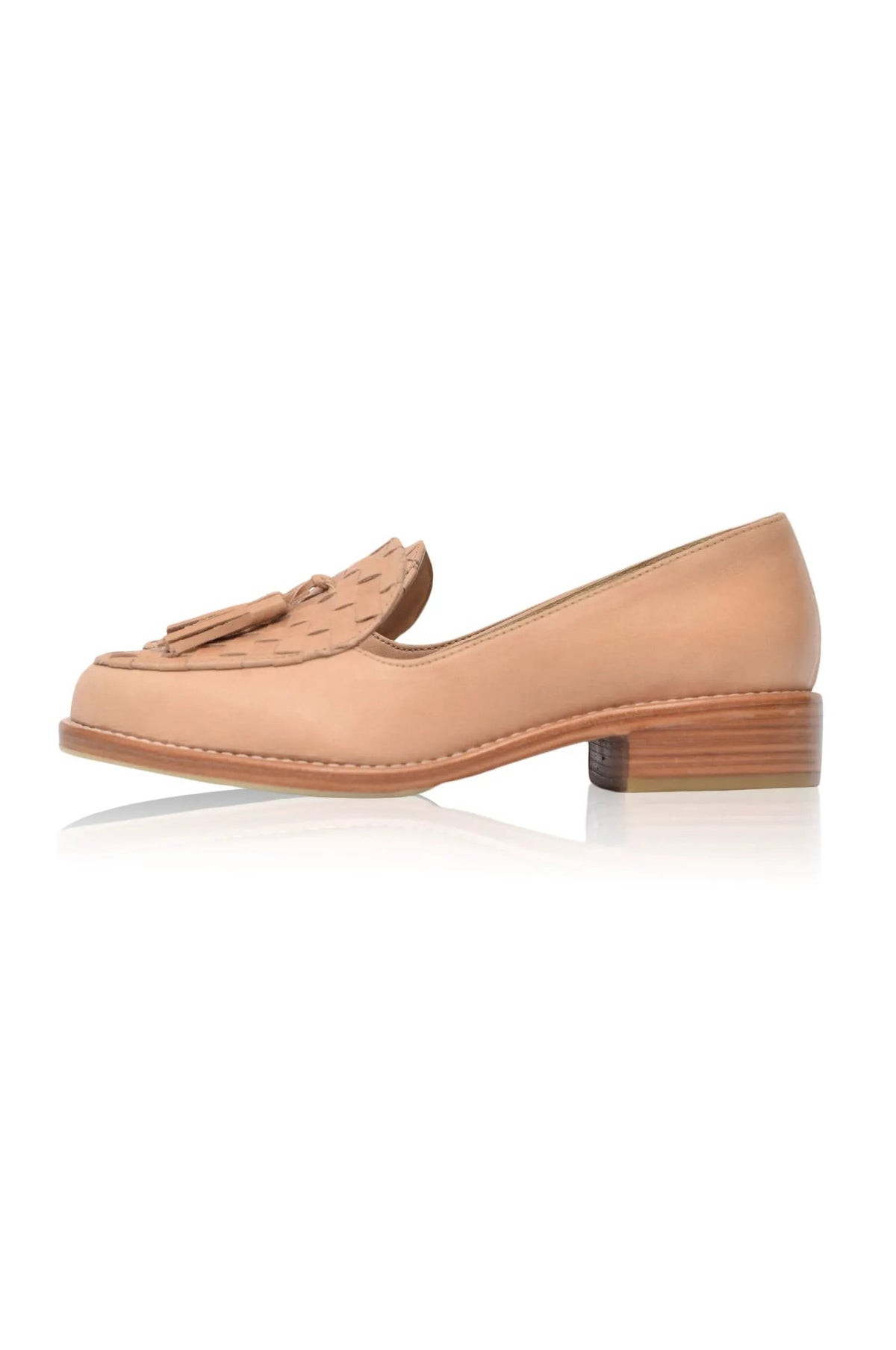 Nikita Woven Leather Loafers by ELF