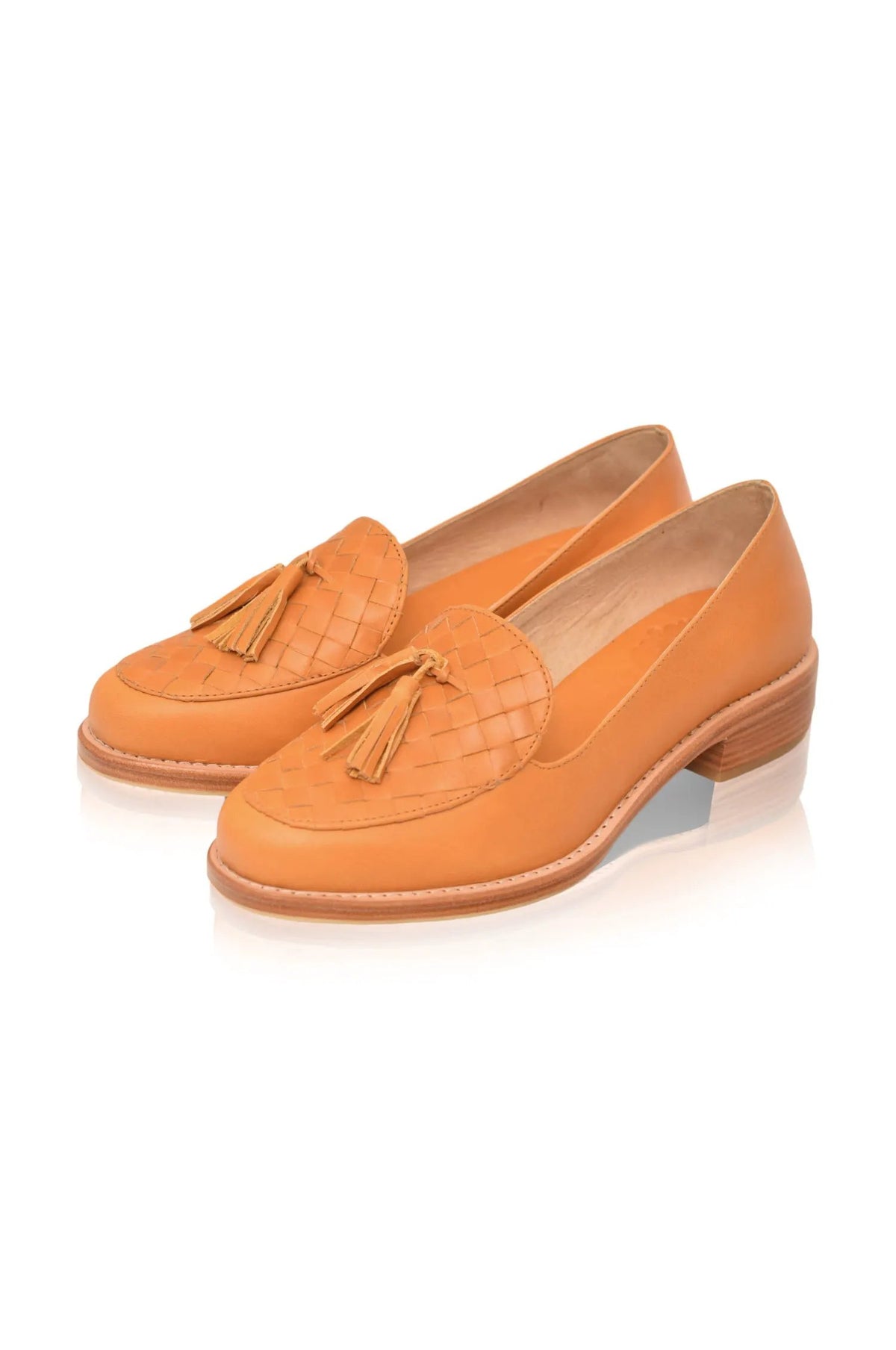 Nikita Woven Leather Loafers by ELF