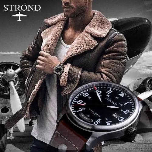 STROND DC‑3 Canvas Watch Strap | Vintage Cotton Canvas 22mm by STROND