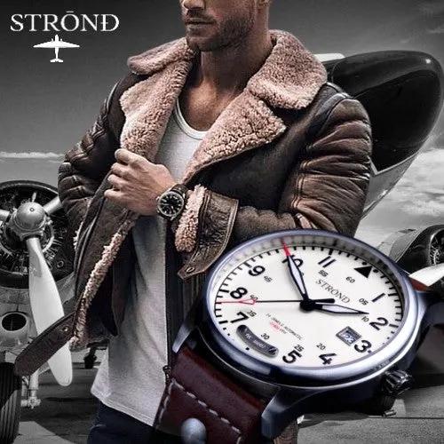 STROND DC‑3 Canvas Watch Strap | Vintage Cotton Canvas 22mm by STROND