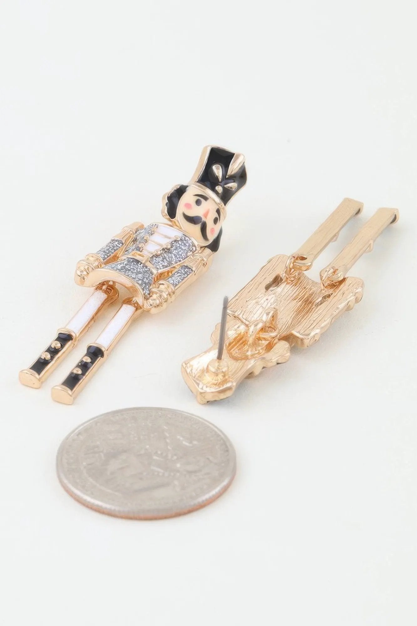 RADIO CITY Glitter Nutcracker Drop Earrings: BYMANYC ® New York by BYMANYC ® New York