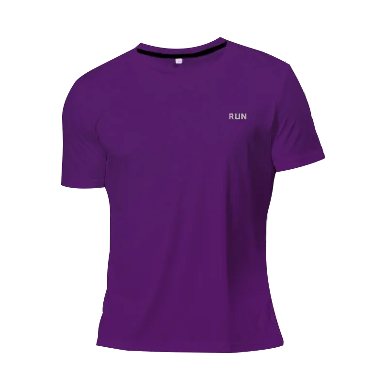 Mens Long and Short Sleeve Ice Silk Quick Dry Sports Top for Running Gym Hiking and Outdoor Training by Vimost Shop